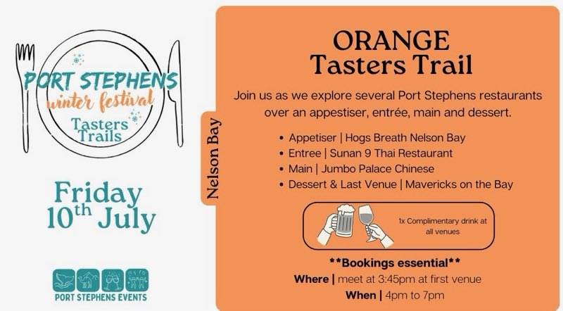 Purple Tasters Trail Menu
