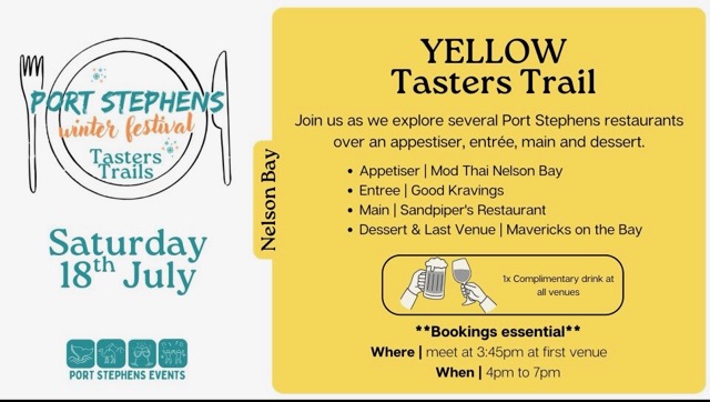 Purple Tasters Trail Menu
