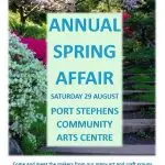 Port Stephens Community Arts Centre Spring Affair 2026